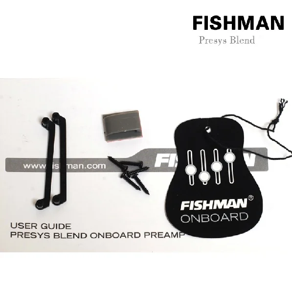 FISHMAN Presys 301 микрофон смесь Двойная модель гитары предусилитель Эквалайзер Тюнер Пьезо звукосниматель