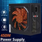 Блок питания светодиодный ПК 2021, 450 Вт, с ЖК-дисплеем, 24 контакта, PCI SATA ATX 12 В