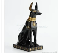 decoration statue weiloni creative set of egyptian black dog god anubis birthday gift home accessories factory sales