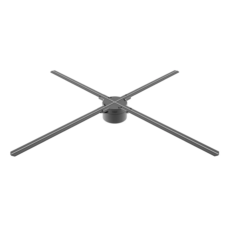 3D голографический рекламный дисплей, светодиодный вентилятор Dseelab 65H, 4 лопасти, голографический вентилятор