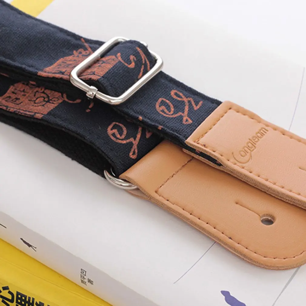 Gs 81 кожаный ремешок для гитары Электрический басовый Расширенный толстый