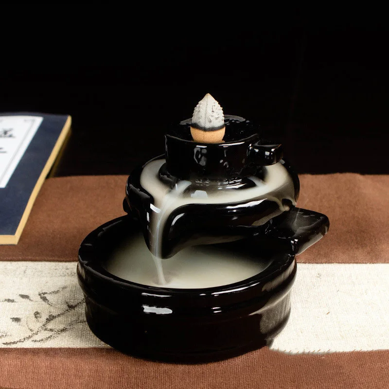 7 видов стилей Творческий дом Декор обратного Stick Ладан горелки Керамика кадило