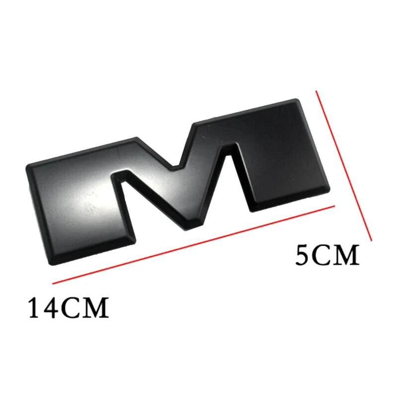 

3D RAM Letters for 2019 Ram 1500 Front Grille Emblem Matte Black ABS Nameplate