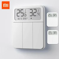 xiaomi mijia smart wall switch light remote control wireless 123 key switchs with temperature and humidity lcd digital screen