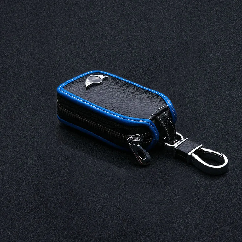 Кожаный чехол для автомобильного ключа VW Golf Bora Jetta POLO GOLF Passat Skoda Octavia Mercedes benz Nissan Mazda