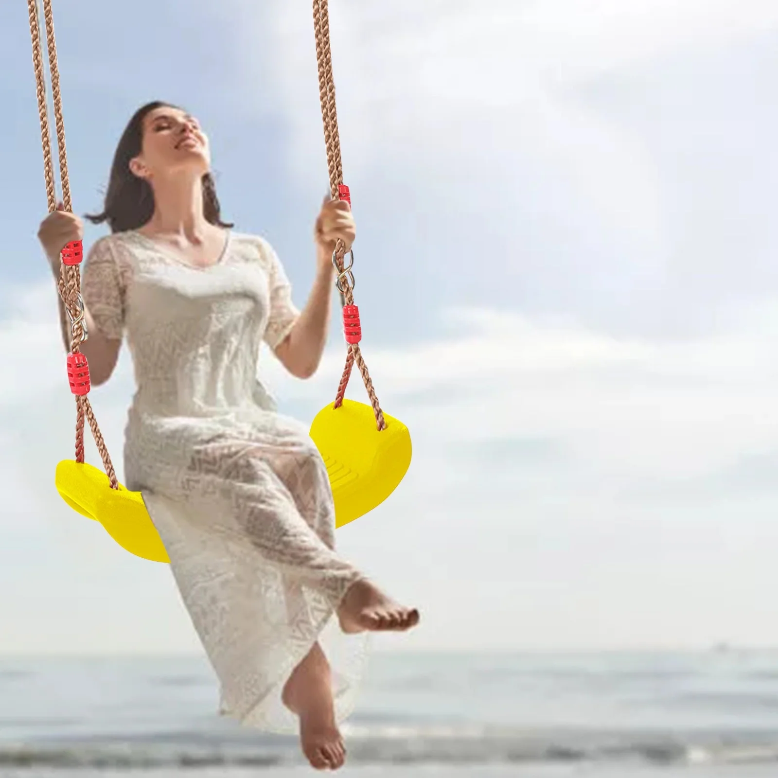 Комнатные детские Игрушки уличные сиденье садовой качели регулируемый шнур