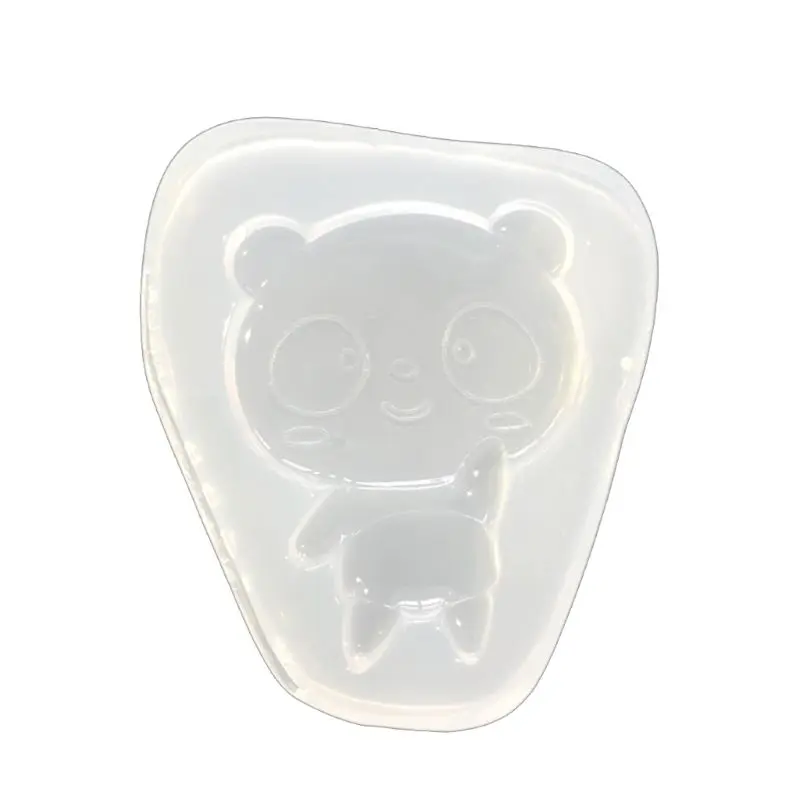 

Cute Cartoon Panda Bear Pendant Resin Casting Mold Silicone Mold Jewelry Making Dried Flower Resin Decorative DIY Hand Crafts