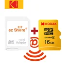 Беспроводной адаптер ez share wifi + Kodak Micro SD класс 10 microsd wifi Беспроводная TF карта 32 Гб SD карта 64 Гб карта памяти 128 ГБ