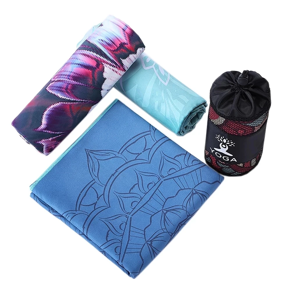 Нескользящие Йога коврики крышка Полотенца противоскольжения коврик Полотенце
