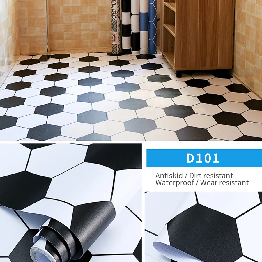 

PVC Waterproof Self Adhesive Terrazzo Wallpaper Wall Stickers Home Decor Kitchen Living Room