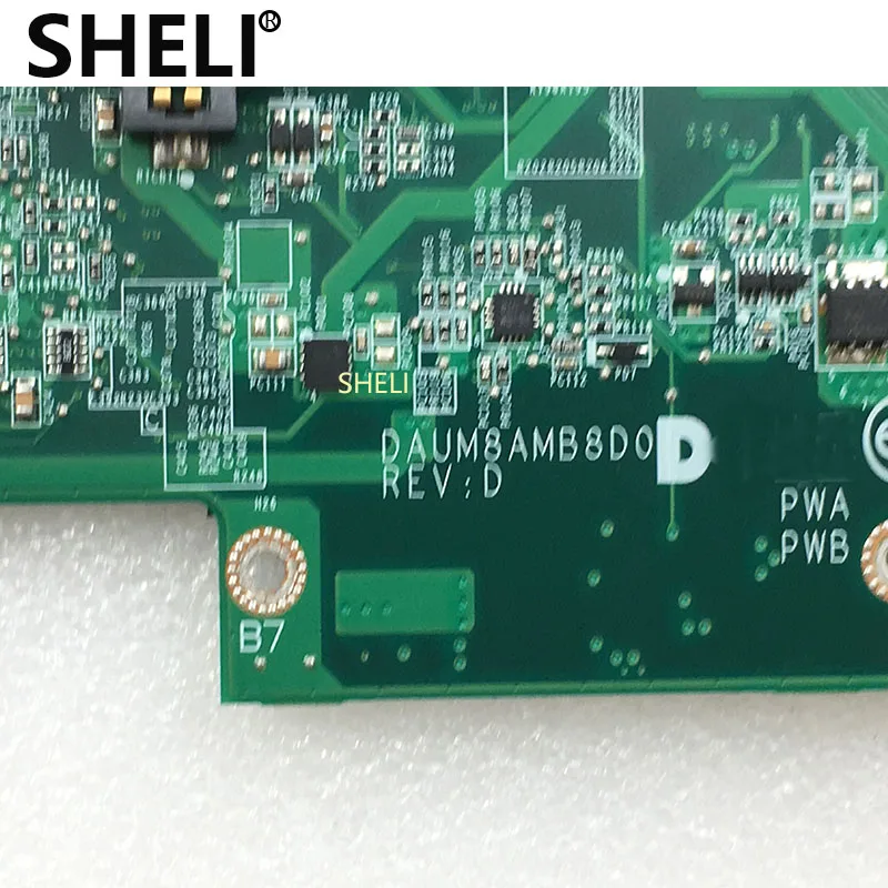 SHELI для DELL CN 0CG4C1 DAUM8AMB8D0 материнская плата N4010 ноутбука PGA989 HM57 HD5470M 1G DDR3 100%