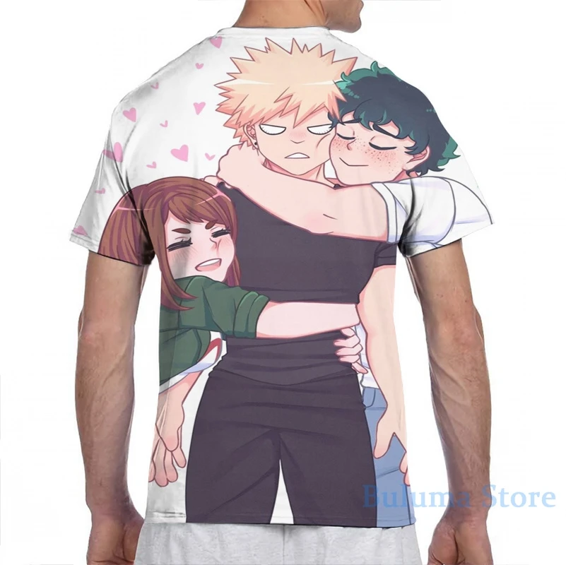 izukacchako men T-Shirt women all over print fashion girl t shirt boy tops tees Short Sleeve tshirts | Мужская одежда