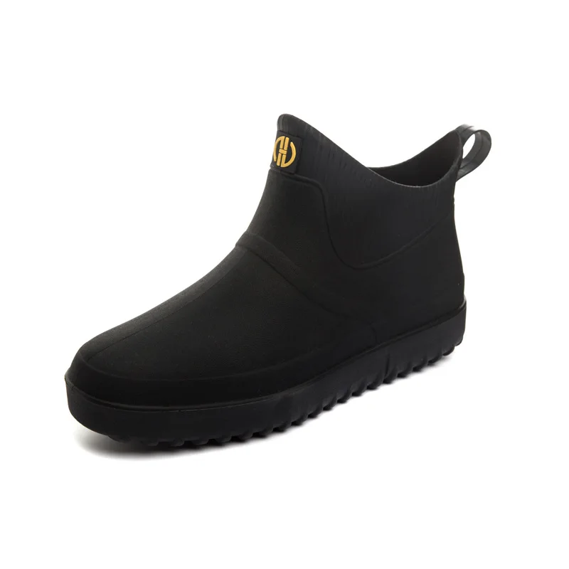 

Fashionable Fashionable Rain Shoes Men's Short-sleeved Non-slip Waterproof Rain Boots Low-top Plastic Working Shoes Fishing Shoe