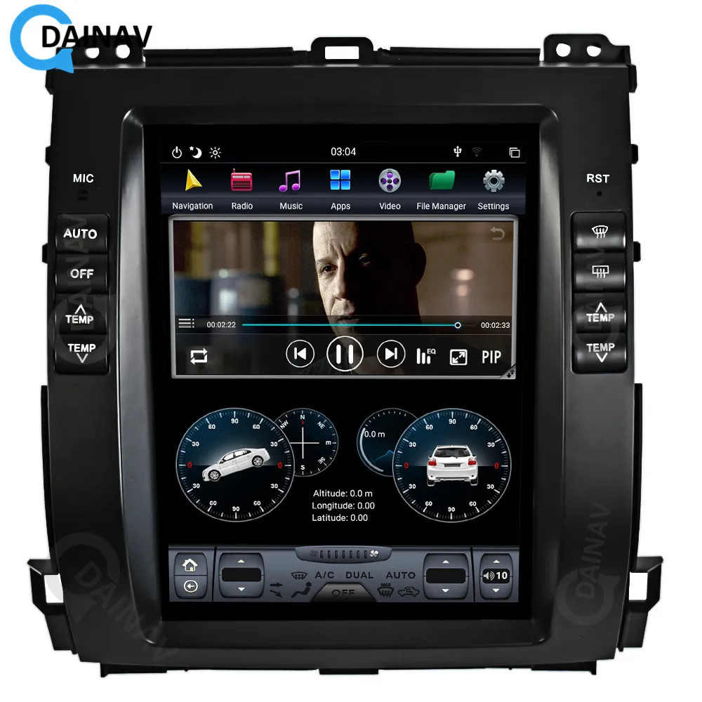 

Car Multimedia Player GPS Navigation for Land Cruiser Prado 120/for Lexus GX470 2002-2009 car audio radio Stereo