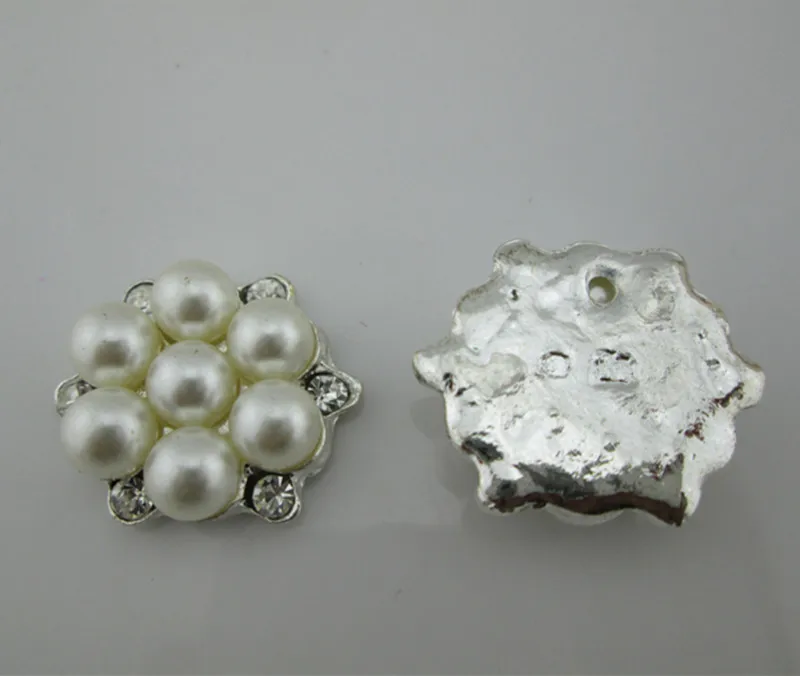 5 шт. с плоской задней частью Стразы украшения серебряным покрытием