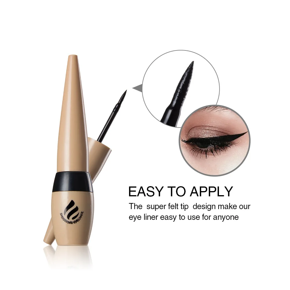 Menow/Miele E415 Waterproof Cool Black Not Smudge Black Eyeliner Is Not Makeup Removing Foreign Trade Makeup