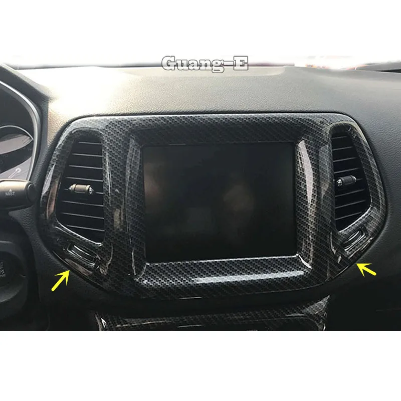 Для Jeep Compass 2017 2018 2019 2020 Автомобильная гарнитура навигационная карта GPS Отделка