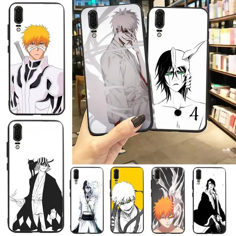 

Anime Bleach Phone Case For Huawei P20 P30 P40 lite Pro P Smart 2019 Mate 10 20 Lite Pro Nova 5t