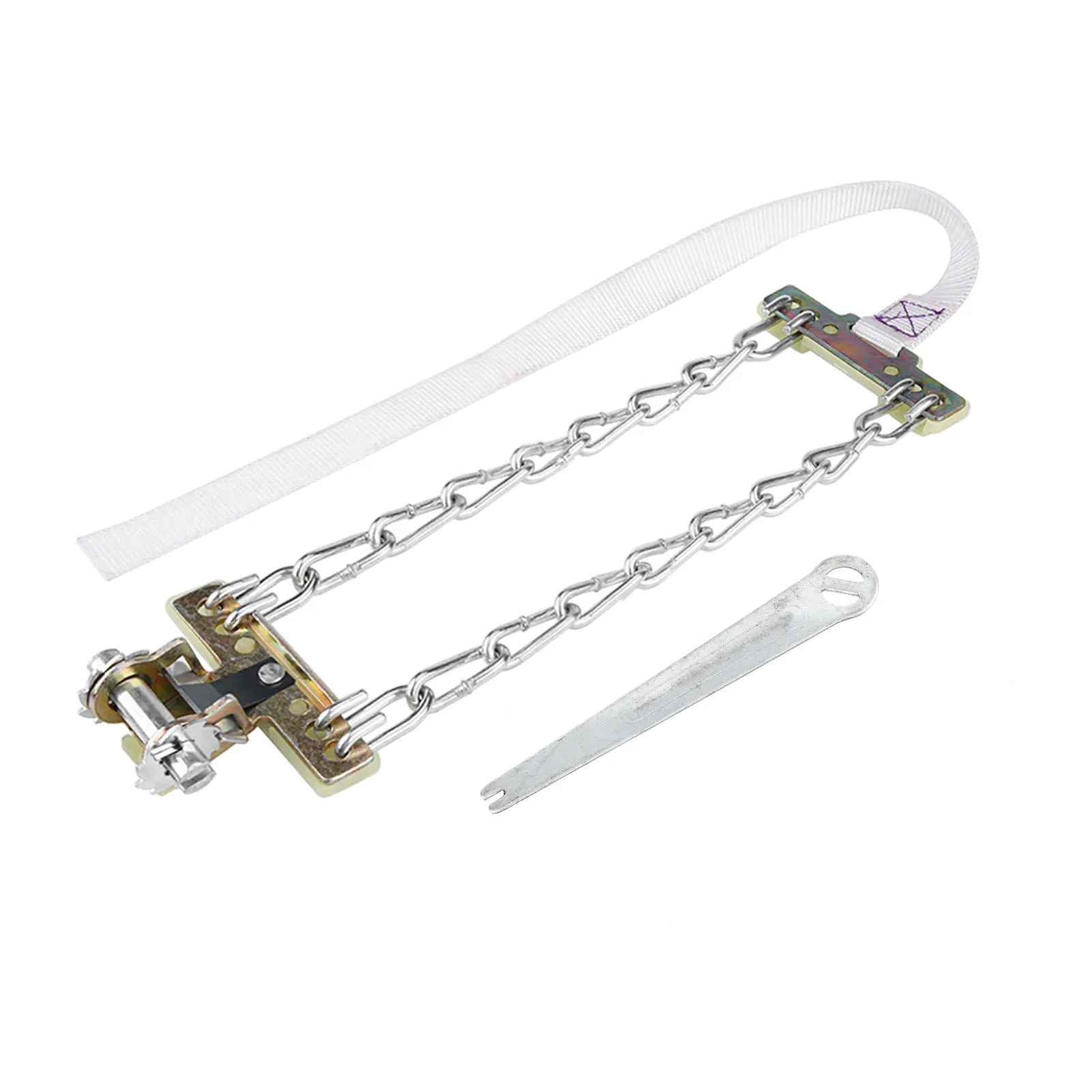 Противоскользящая стальная цепь для шин 1 шт. лента защиты от снега автомобилей