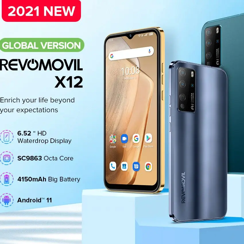 Global version S21 Revomovil mobile phones 4GB+128GB 6.52 inch smartphones Dual SIM telephone 4150mAh cellphones 16+8MP Phones
