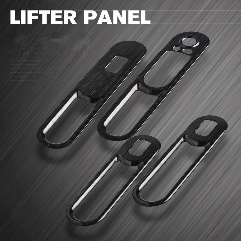 4 шт. нержавеющая сталь Автомобильный Дверной стеклоподъемник переключатель