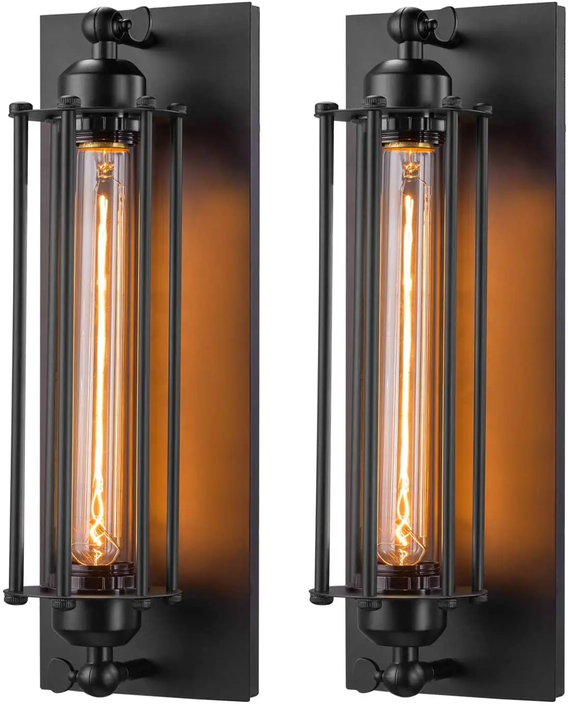 

2PCS Industrial Wall Lamp Home Decor Hallway Staires Vintage Bedside Light Edison Bulb Restaurant Wall Sconce Lamp