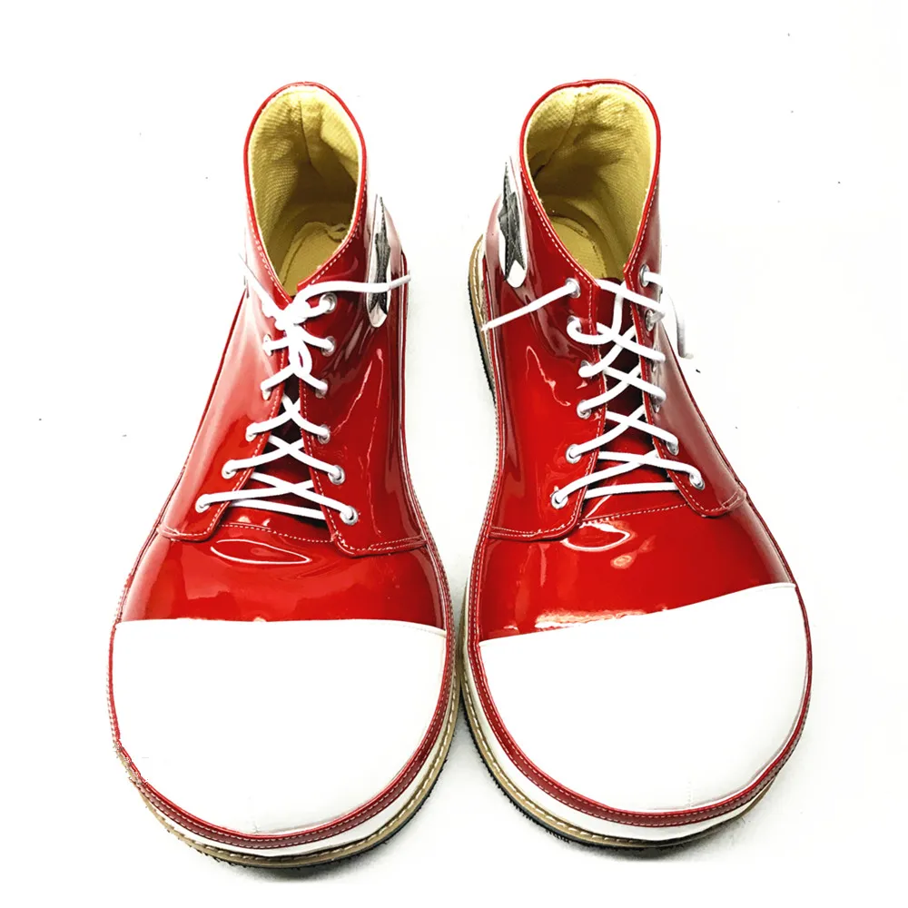 

34cm round red clown shoes for adults funny joker cosplay boots halloween carnival supplies stage performance club wear