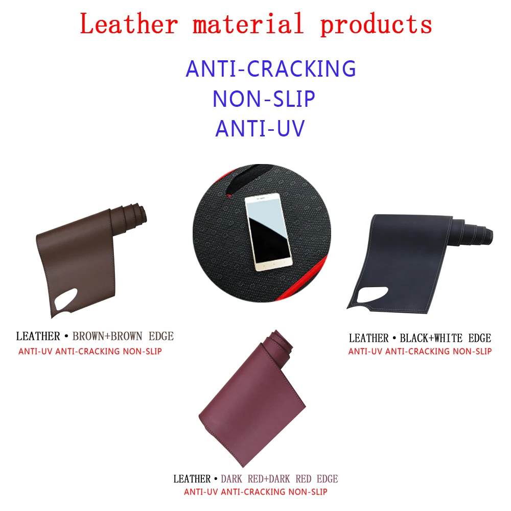 

PNSL Car Dashboard Cover Dash Mat Dash Pad Carpet For Hyundai Elantra 2016 2017 2018 2019 2020 anti - slip anti - uv Dust proof