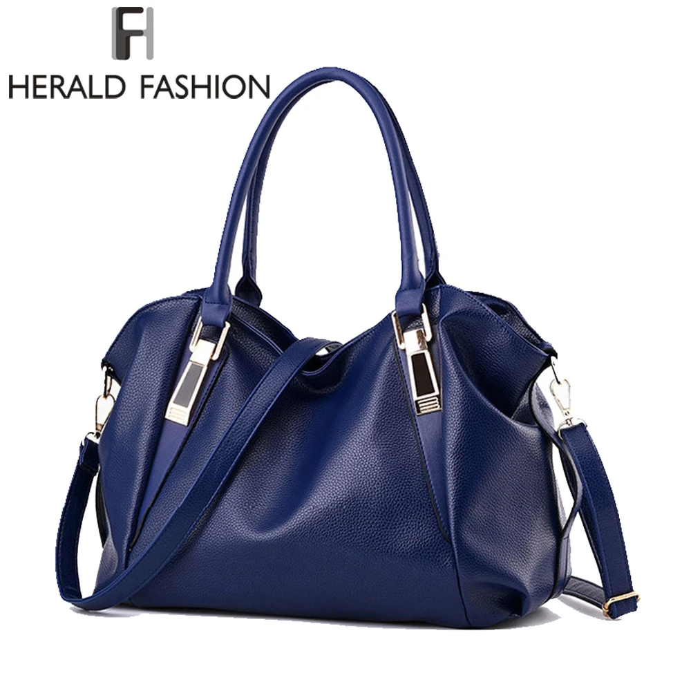 Herald Fashion Женская сумка качественные женские кожаные сумки на плечо повседневные
