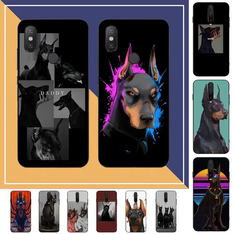 

Animal Dachshund Doberman dog Phone Case for Redmi Note 8 7 9 4 6 pro max T X 5A 3 10 lite pro