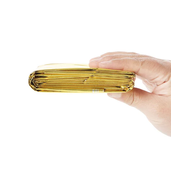 210*140 см водонепроницаемость для спасения при аварийной ситуации одеяло Фольга