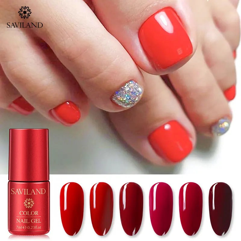 Разноцветный УФ гель для ногтей SAVILAND Полупостоянный Праймер
