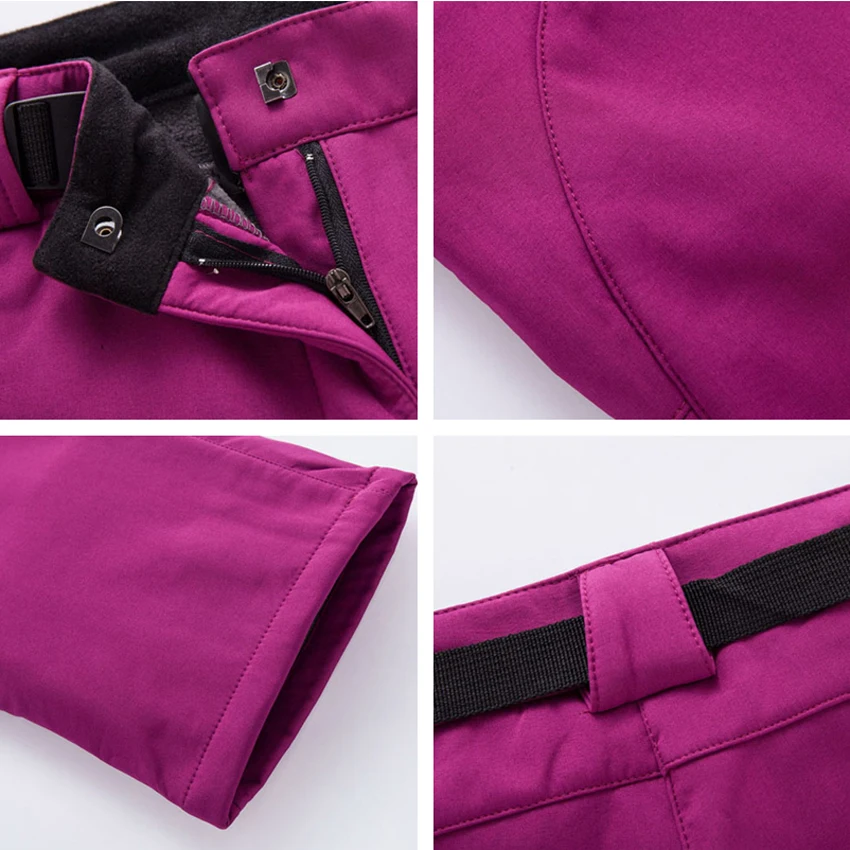 

Thick Warm Fleece Softshell Women's Pants Fishing Camping Hiking Trekking Trousers for Men Outdoor tactical Sports Pants Drop Sh