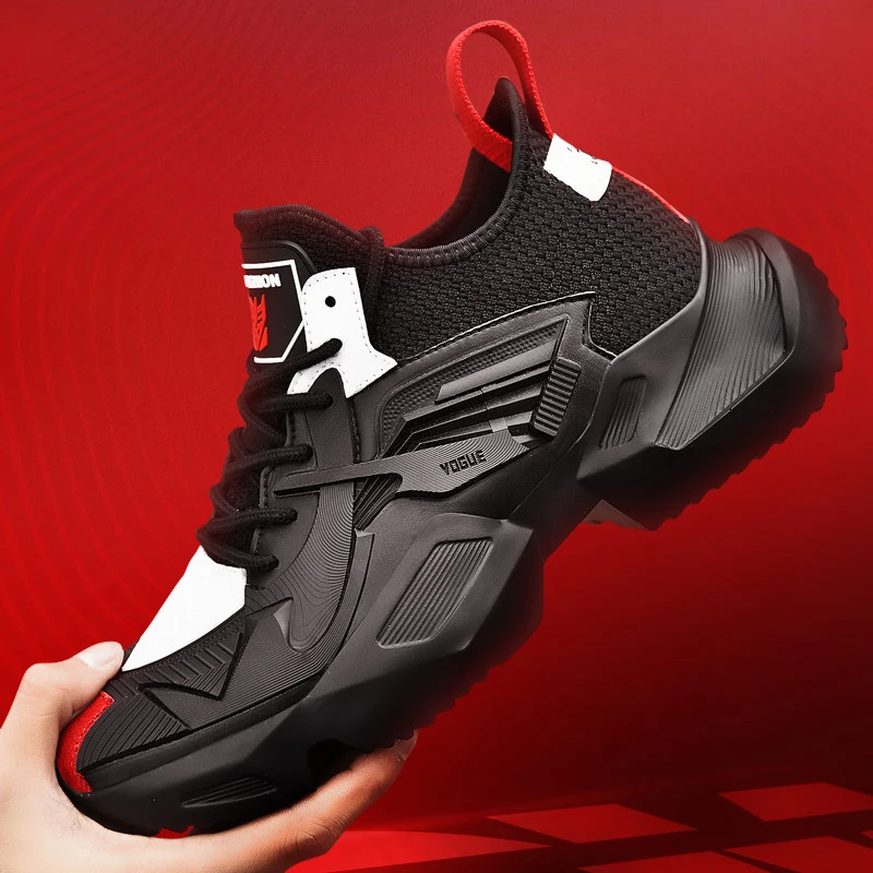 

Shoes Men Casual Sneakers Breathable Lightweight Mesh Men Sneakers Flat Air Cushion Shoes Tenis Masculin Outdoor Footwear Basket