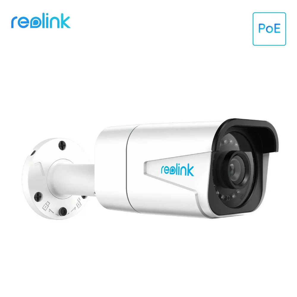 Reolink 4K камера PoE Bullet ночное видение Mic Обнаружение движения наружная