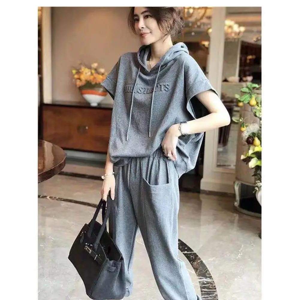 

Age Reduction Skinny High-grade Leisure Fashion Sports Outfits Female 2021 New Temperament Summer Outfits Female