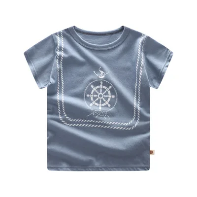 Детская одежда повседневный летний комфортный для мальчиков и девочек топ