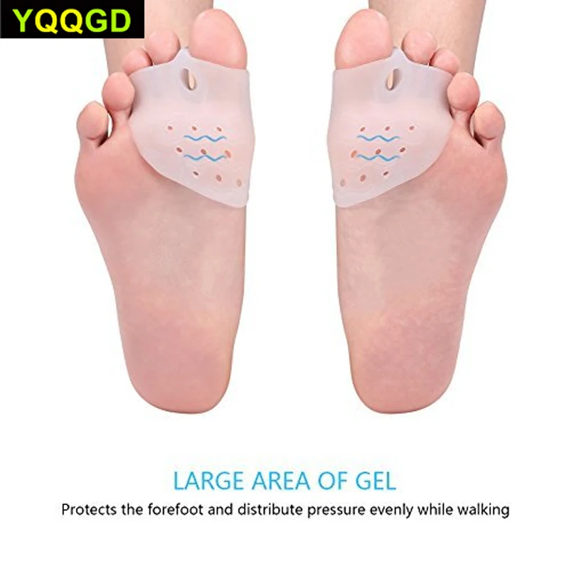 1 пара силиконовых гелевых пальцев для ног два отверстия разделитель вальгусная