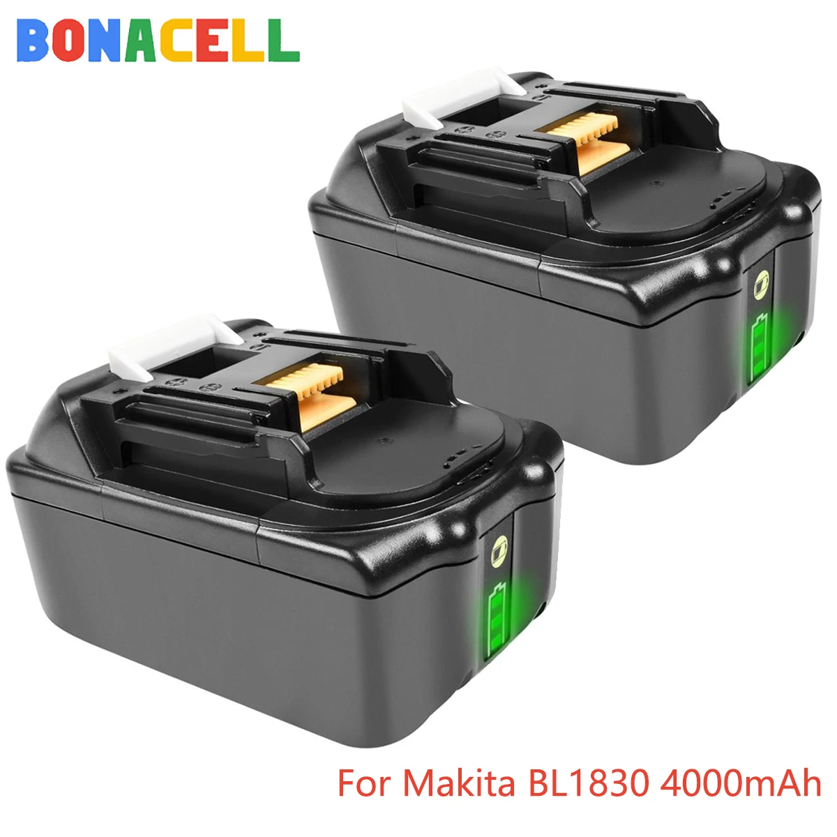 Литий ионный аккумулятор Bonacell 4000 мАч LXT для Makita BL1830 BL1840 BL1860 LXT400|Перезаряжаемые