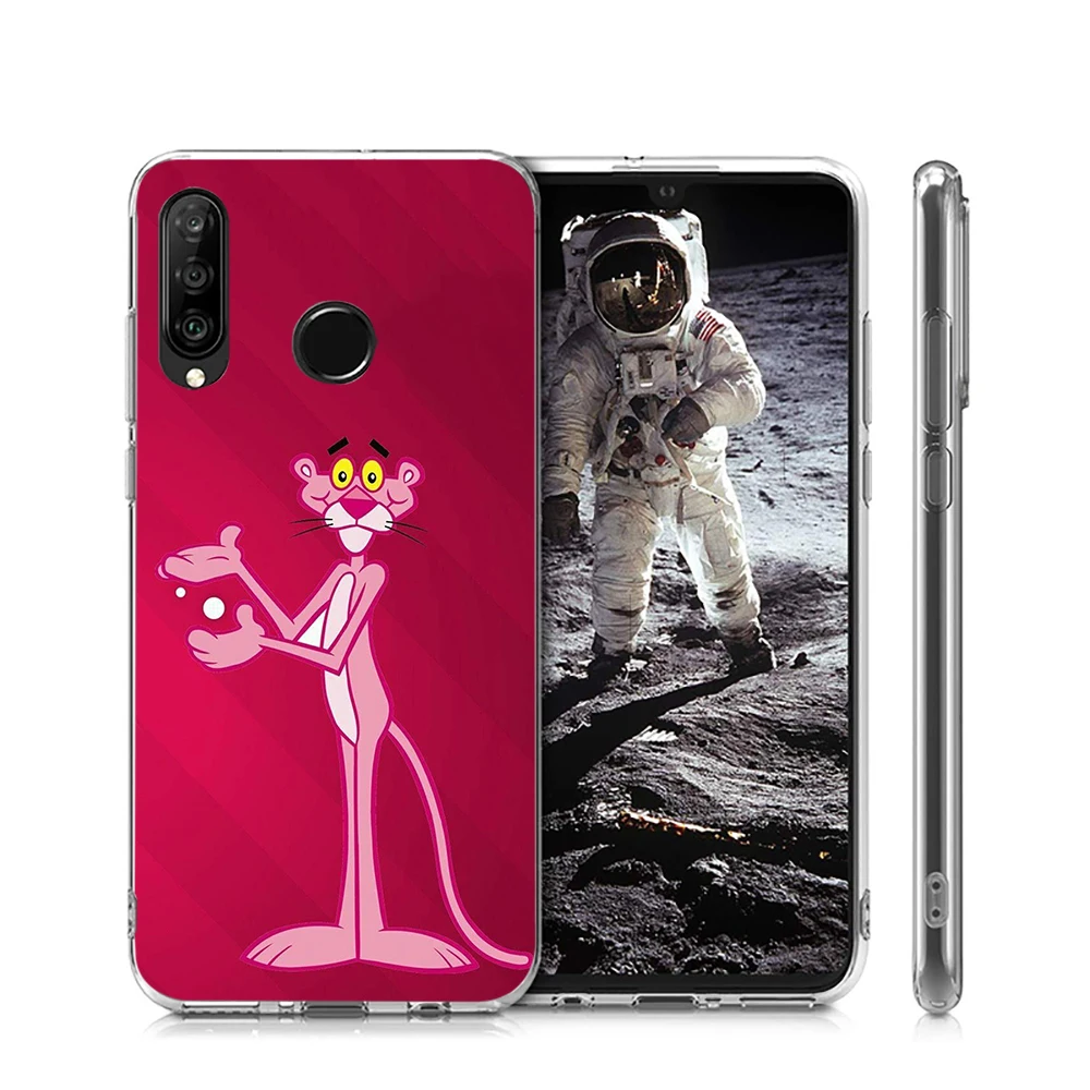 Pink Panther Soft Case for Huawei Mate 30 20 Lite Pro Nova 5i 4 3i 3 Y6 Prime 2018 Y9 2019 |