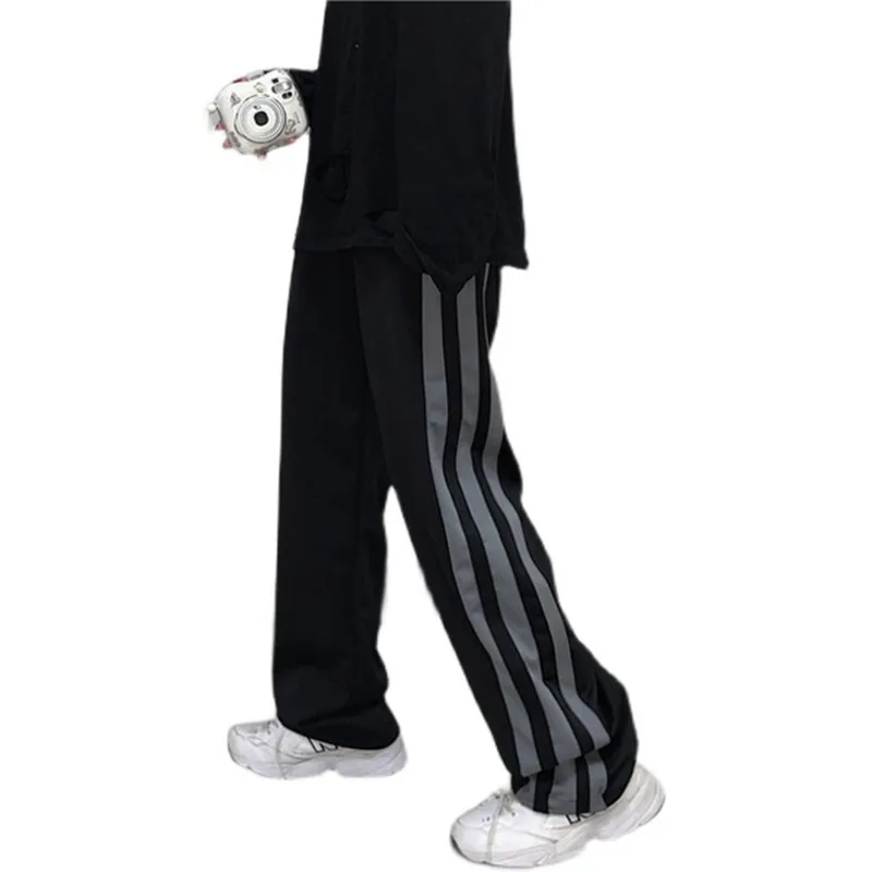 

Sweatpants Women Clothes Pants Streetwear 2021 Summer Fashion Korean Style Wide Leg Harajuku Baggy Black High Waisted Vintage