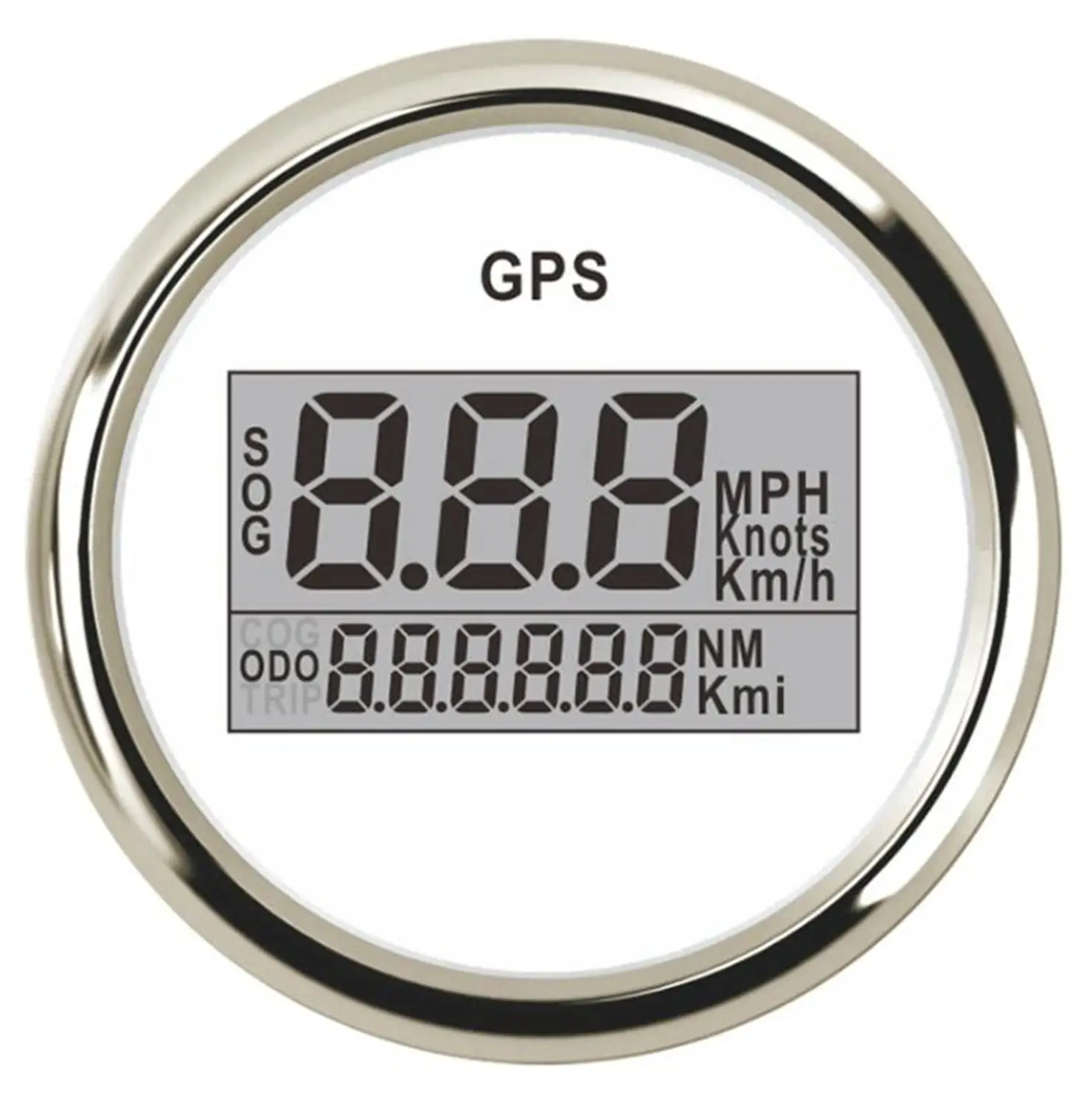 

1pc 52mm Digital GPS Speedometers Auto Odometers 9-32v Speed Mileometers with Red Backlight and Antenna for Car Boat Motorcycle