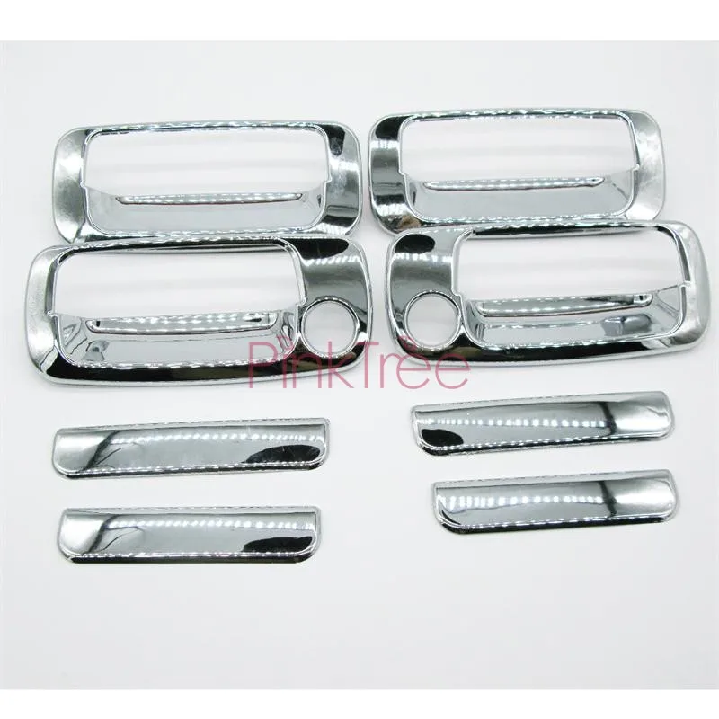 Хромированная крышка дверной ручки для Toyota Land Cruiser Autana FJ80 1990 1997Chrome аксессуары