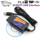 Новинка 2021, автомобильный диагностический сканер ELM327 USB V1.5 OBD2, интерфейс elm 327 OBD 2 OBDII, автомобильный диагностический инструмент на основе ПК, стандартное сканирование