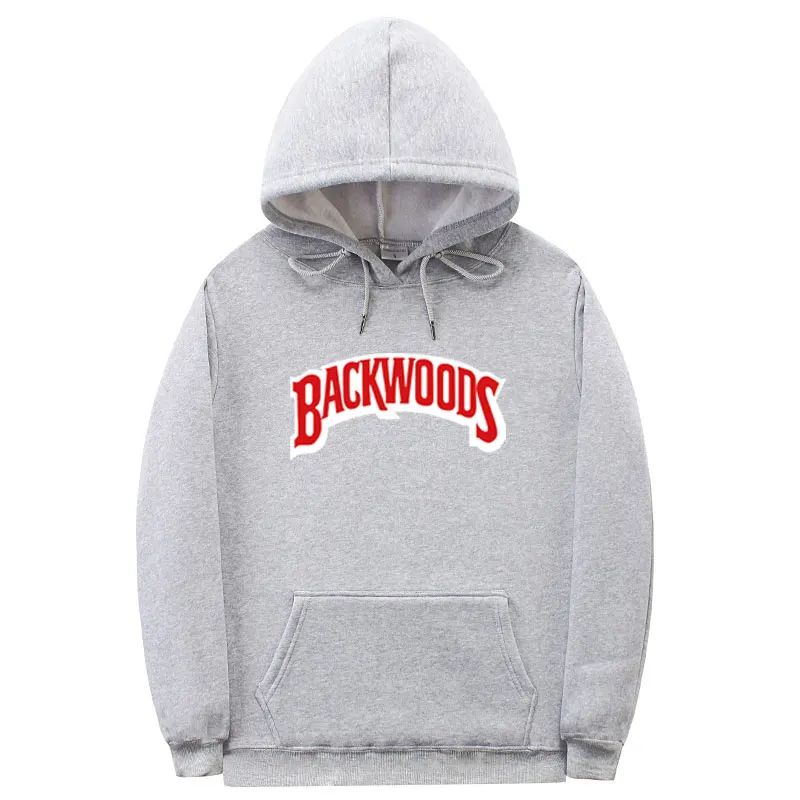 Винты манжеты на резинке толстовки уличная Backwoods Толстовка мужская мода Осень Зима хип хоп Толстовка Пуловер