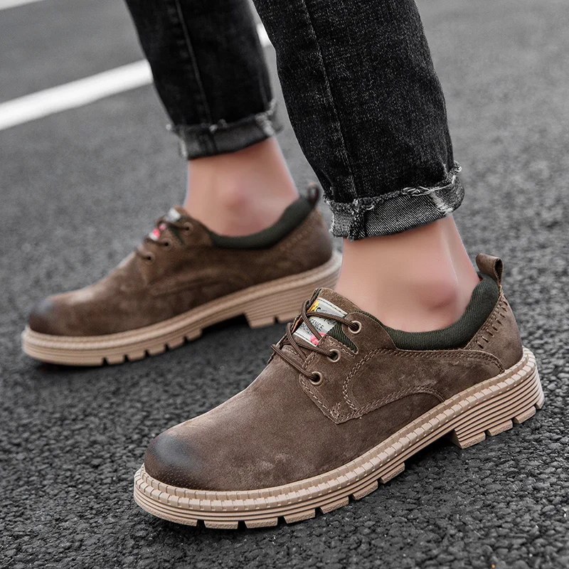 

Casual Sports Shoes Lather Shoes For Men Fashion Casual Shose Leather Sneakers Loafers Sneaker Work Mens Causal Boots Black