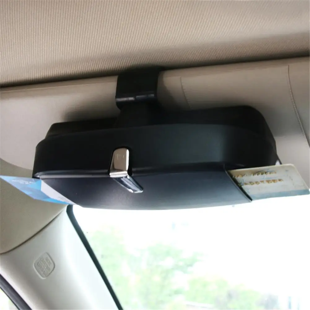 

Glasses Holder Magnetic Car Sun Visor Glasses Case Organizer Sunglasses Storage Box Holder Sunshade Car Holder for Glasses