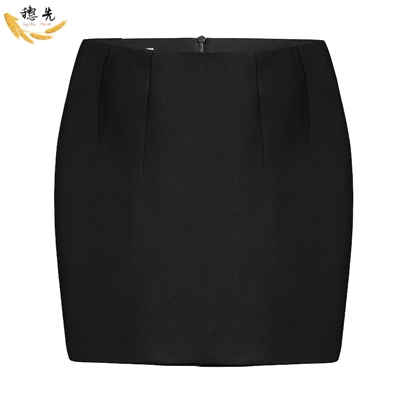 

Wrap buttocks skirt women's summer skirt wrap skirt 2020 new stretch one step skirt occupational group work thin short skirt