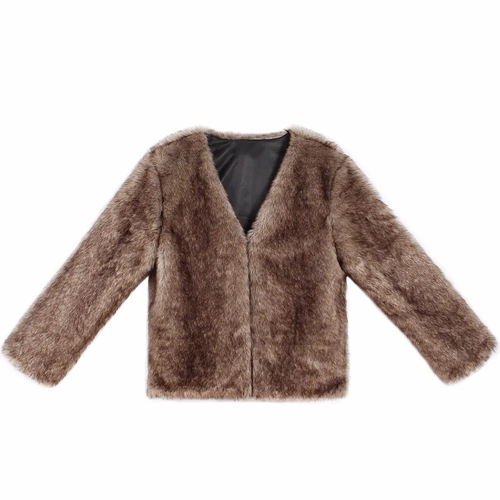 2020 искусственный мех осеннее белое меховое пальто пушистая куртка для женщин