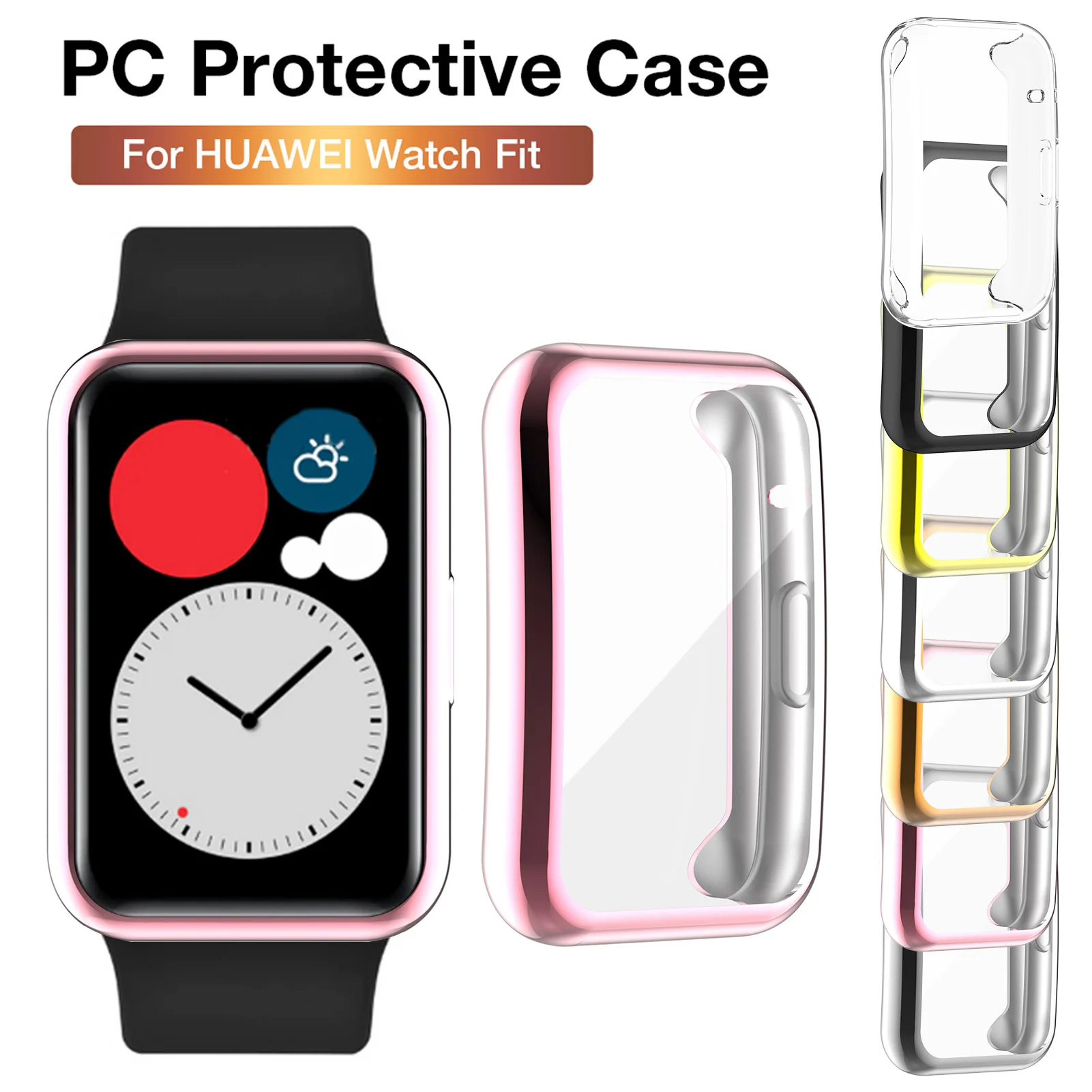 

2021 NEW PC Protective Case Cover Screen Protector for HUAWEI Watch Fi